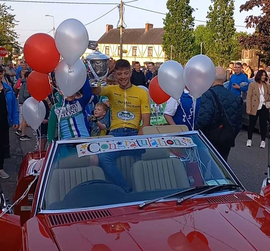 Banteer welcomes 2023 Champion Dillon Corkery home.